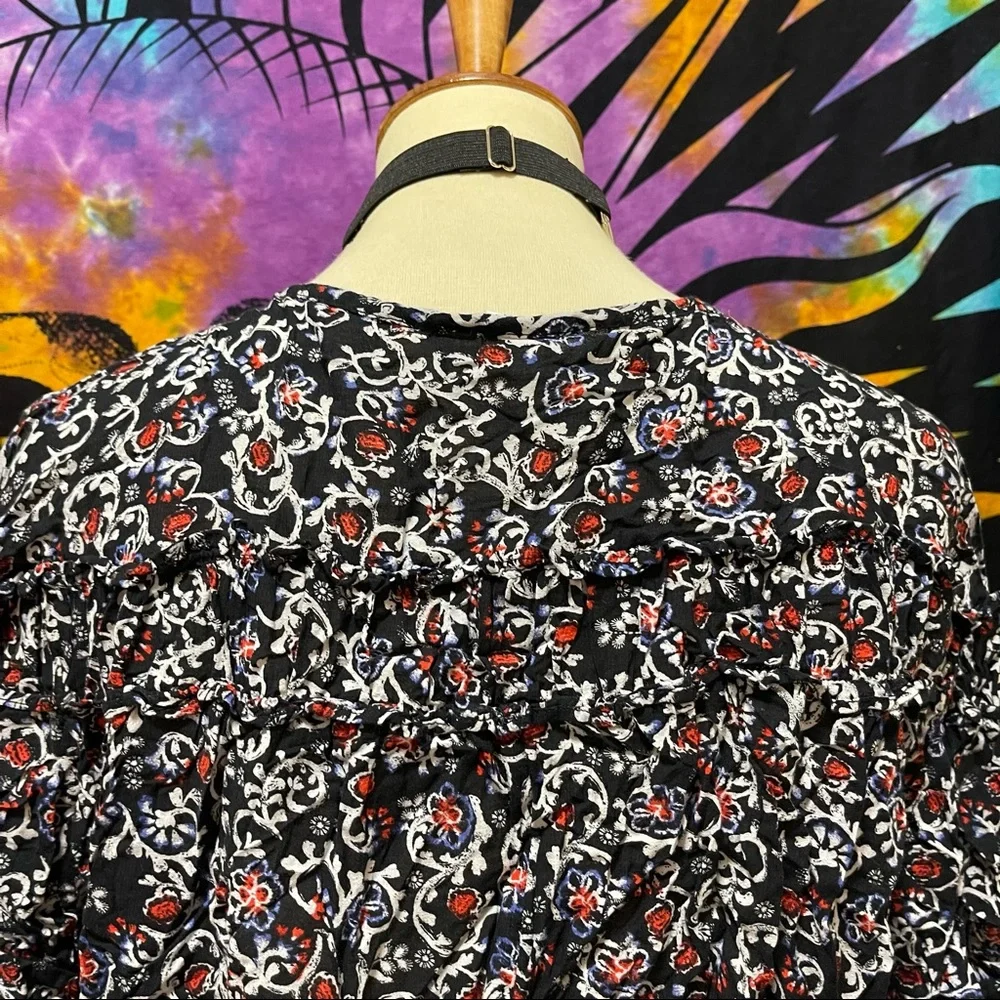 🌈 Lovely casual floral blouse - Picture 6 of 11